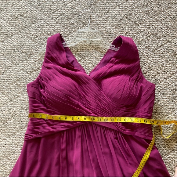 Azazie Ochid Pink Long Bridesmaids Dress (Plus Size) - Picture 9 of 15